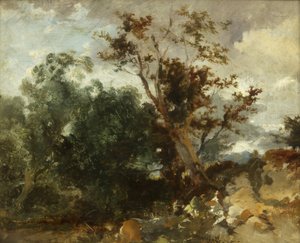 Studio di Alberi, c.1840 da William James Muller
