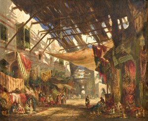 Il bazar dei tappeti, Il Cairo da William James Muller