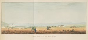 Veduta di Città del Capo, Table Bay e Tygerberg, da Travels in the Interior of Southern Africa, vol. 1 da William John (after) Burchell