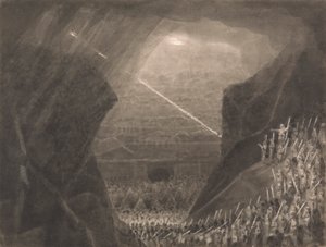 Giosuè consegna Gabaon da William John Chamberlayne