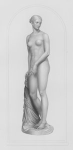 La schiava greca, inciso da W Roffe dalla statua in marmo di Hiram Powers da William John Roffe