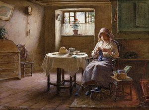 La moglie di un pescatore - Interno di Fifeshire