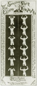 Il souvenir della striscia di Edison Kinetoscope Eugene Sandow, l