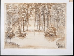 Chiswick, progetto per la realizzazione di un giardino boschivo acquatico da William Kent