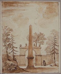 Chiswick, vista del cancello di Burlington Lane, l