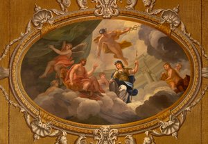 Il soffitto della Galleria del Re, Kensington Palace da William Kent
