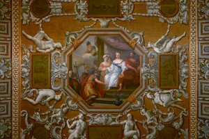 Soffitto della Galleria del Re