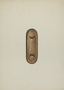 (dettaglio) fronte del confessionale, 1937 da William Kieckhofel