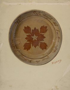 Piatto tedesco della Pennsylvania da William L Antrim