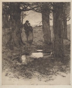 Una passeggiata serale da William Langson Lathrop