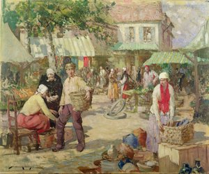 Mercato bretone da William Lee Hankey