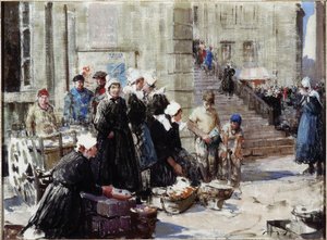 Mercato del burro, Concarneau, c.1939