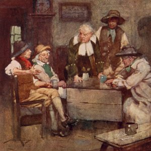Illustrazione per The Deserted Village di Oliver Goldsmith da William Lee Hankey
