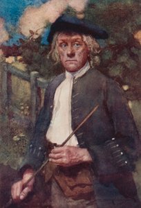 Illustrazione per Il villaggio abbandonato di Oliver Goldsmith da William Lee Hankey