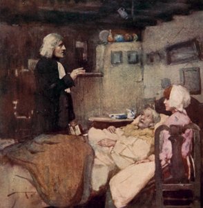 Illustrazione per Il villaggio abbandonato di Oliver Goldsmith da William Lee Hankey