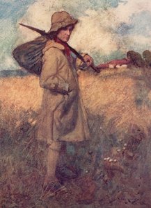 Illustrazione per Il villaggio abbandonato di Oliver Goldsmith da William Lee Hankey