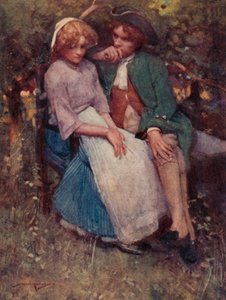 Illustrazione per Il villaggio abbandonato di Oliver Goldsmith da William Lee Hankey
