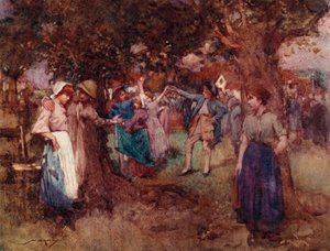 Illustrazione per The Deserted Village di Oliver Goldsmith da William Lee Hankey