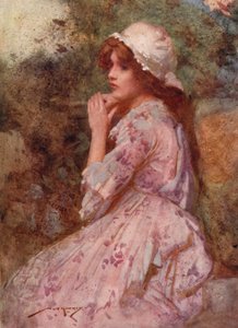 Illustrazione per Il villaggio abbandonato di Oliver Goldsmith da William Lee Hankey