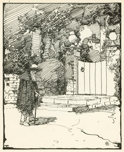 Illustrazione per The Deserted Village di Oliver Goldsmith da William Lee Hankey