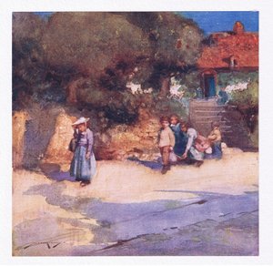 I bambini giocosi appena usciti da scuola da William Lee Hankey