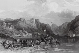 Bacharach, sul Reno da William Leighton (after) Leitch