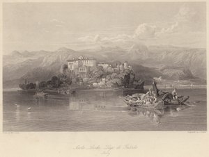 Isola Lecchi, Lago di Garda, Italia da William Leighton (after) Leitch