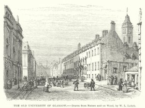 La vecchia università di Glasgow