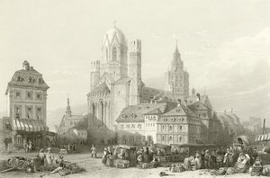 Cattedrale di Magonza, Reno da William Leighton Leitch