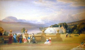 Il giardino del signor Muir sul Gareloch da William Leighton Leitch