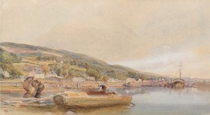 Sul Clyde vicino a Bowling da William Leighton Leitch