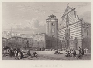 Piazza Del Duomo, Messina da William Leighton Leitch
