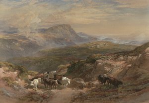 Scena nelle Highlands, XIX secolo da William Leighton Leitch