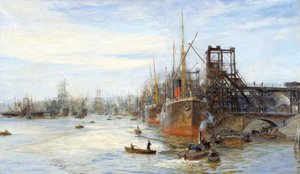 Barry Docks da William Lionel Wyllie