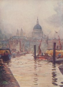 Cattedrale di San Paolo, Londra, 1910 da William Lionel Wyllie
