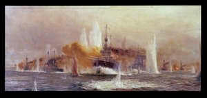 La battaglia dello Jutland da William Lionel Wyllie