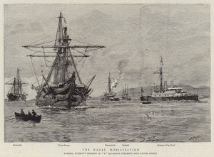 La mobilitazione navale da William Lionel Wyllie