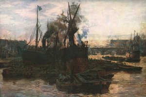 Il Bacino di Londra da William Lionel Wyllie