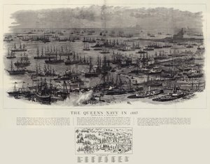 La Marina della Regina nel 1887