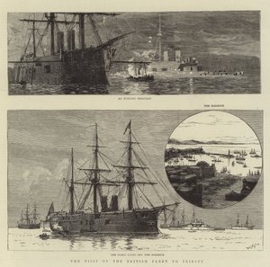 La visita della flotta britannica a Trieste da William Lionel Wyllie