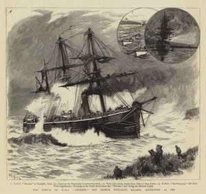Il naufragio della HMS Phoenix al largo dell