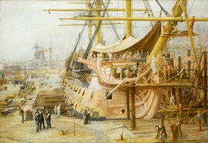 Il restauro della HMS 