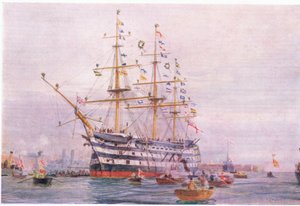 Anniversario di Trafalgar da William Lionel Wyllie