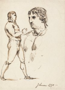 Ritratto del pugile Johnson da William Lock Ii