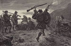 Rob Roy accolto dal suo clan da William Lockhart Bogle