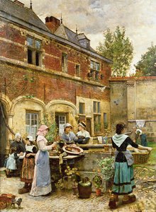 Case di Carità, Anversa, 1880 da William Logsdail