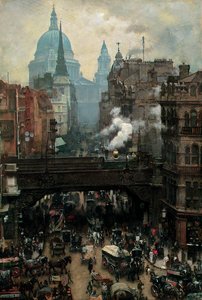 San Paolo e Ludgate Hill