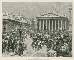 La Banca, da un quadro di W Logsdail, esposto alla Royal Academy da William Logsdail