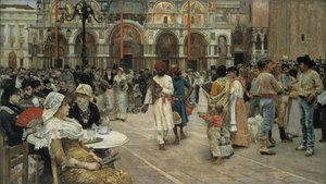 La piazza di San Marco, Venezia da William Logsdail