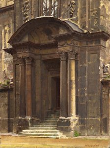 Il Portico del Vecchio Ashmolean, Oxford da William Logsdail